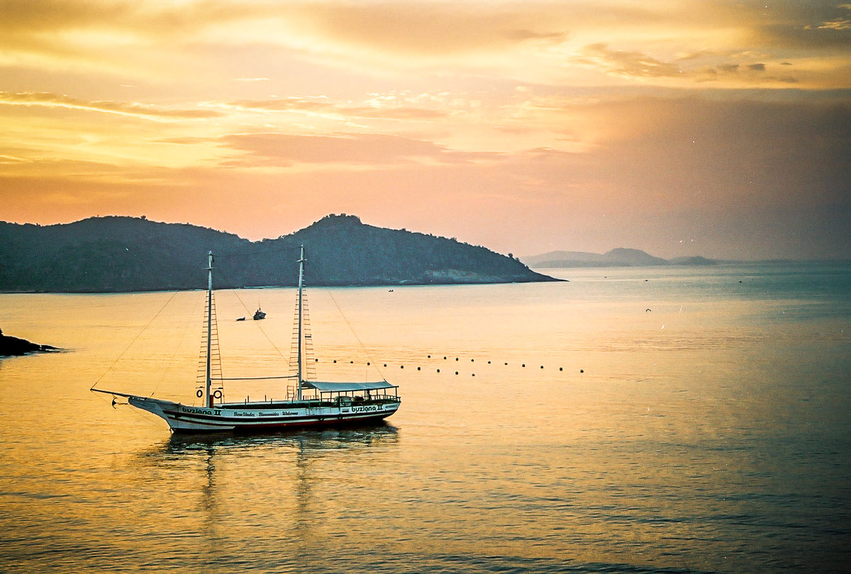 schooner on bay Buzios