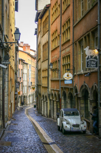 old quarter streets Lyon 