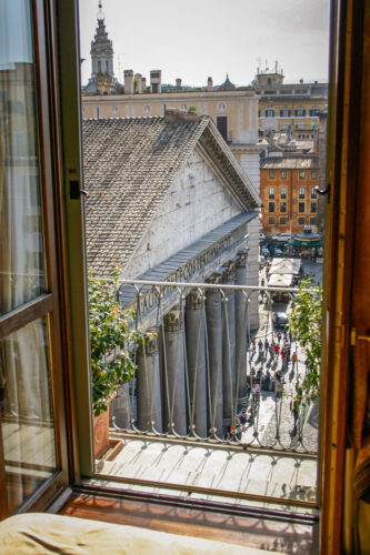 Best view in Rome Albergo del Senato