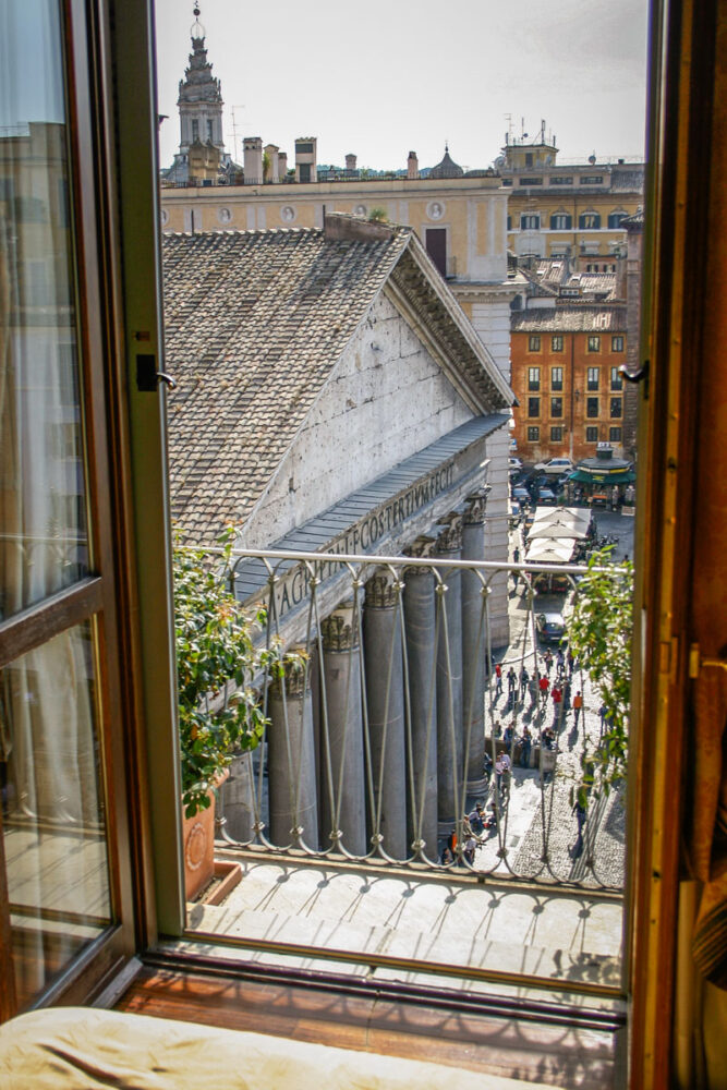 Best view in Rome Albergo del Senato