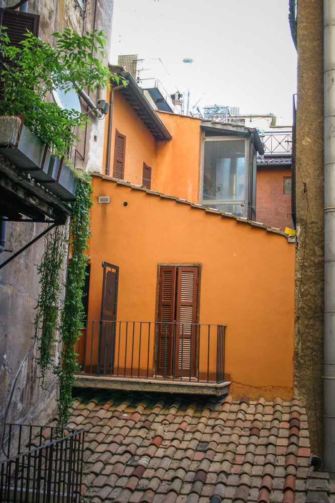 back room window view Albergo del Senato