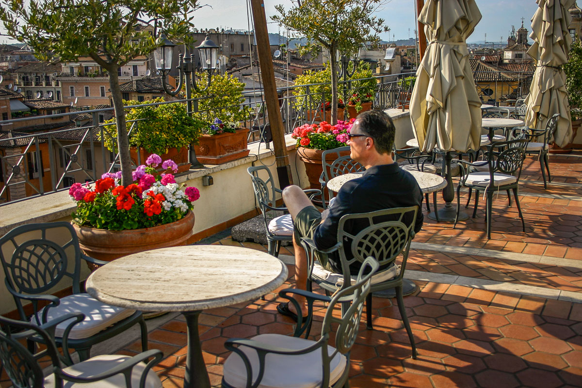 Albergo del Senato roof terrace