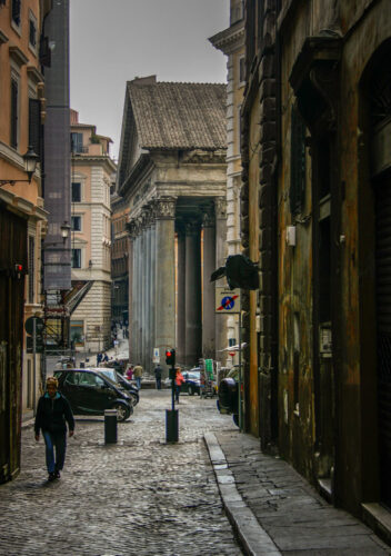 Pantheon down alley