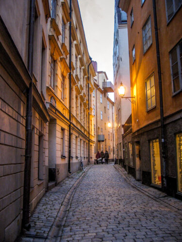 Gamla Stan Stockholm walking street