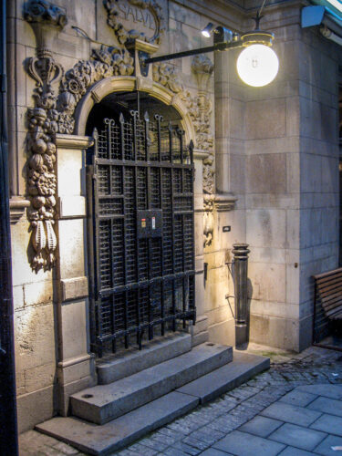 ornate gate Stockholm