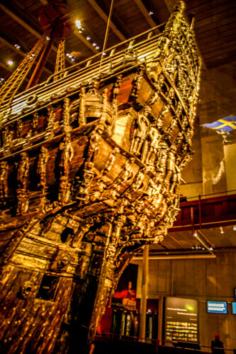 Vasa ship sculptures