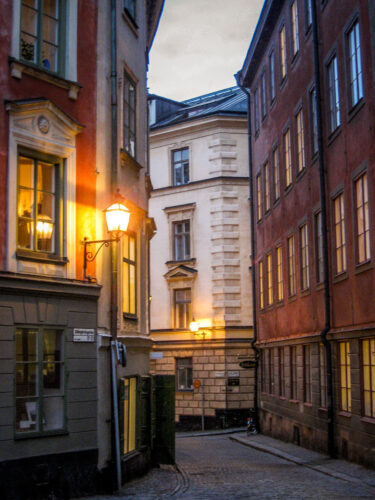 Gamla Stan Stockholm street