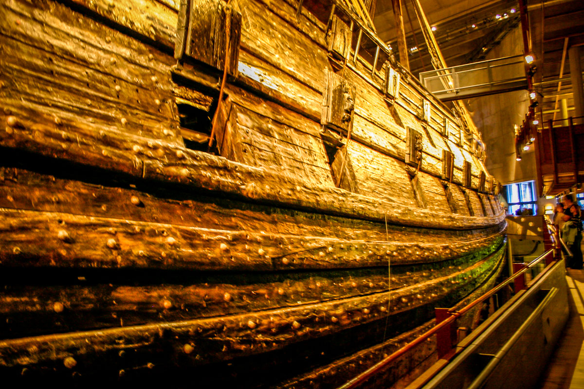 Vasa Museum Stockholm ship side