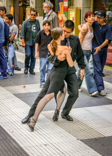 Tango Dancers in Buenos Aires