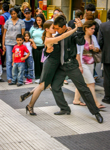 Tango Dancers in Buenos Aires