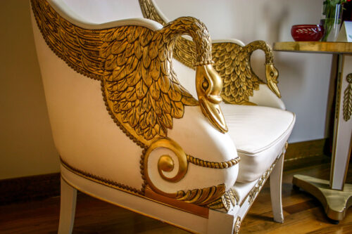 Faena Hotel Buenos Aires gilted chair