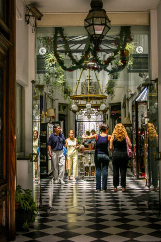 San Telmo shopping corridor