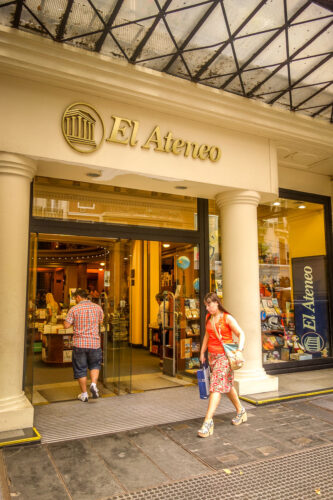 El Ateneo bookstore entrance