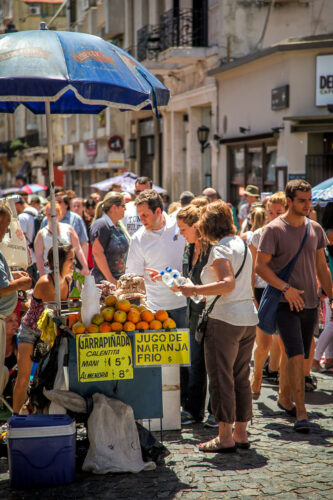 shopping in market San Telmo