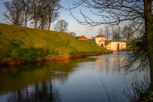 The Kastellet Citadel Copenhagen canal