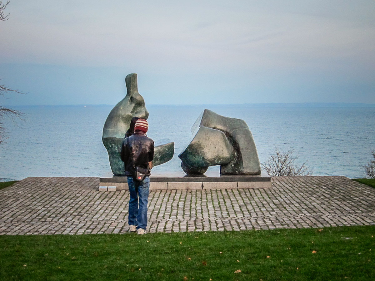 Louisiana Museum of Modern Art sculpture on Oresund