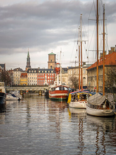 moored boats Nyhavn