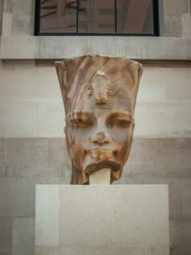 British Museum egyptian head scupture