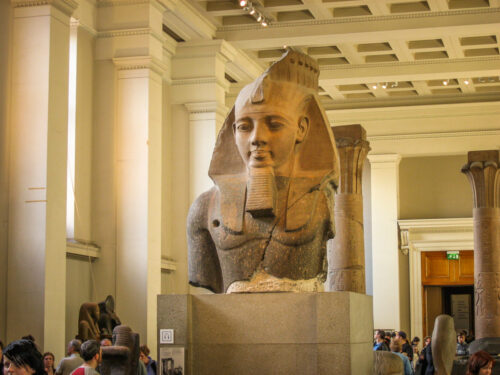 British Museum egyptian statue