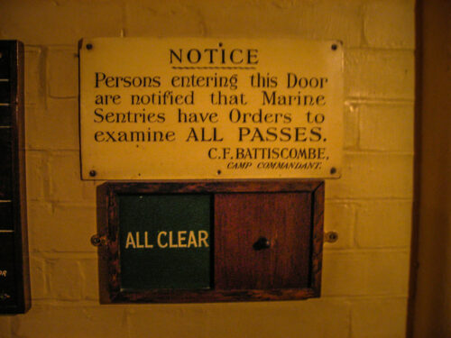 Churchill War Rooms sign