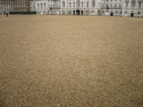 Horse Guards Parade pea gravel