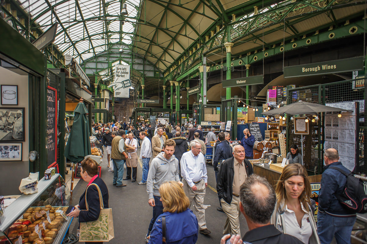 Borough Market shoppers