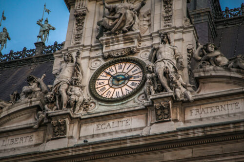 clock Hotel de Ville paris