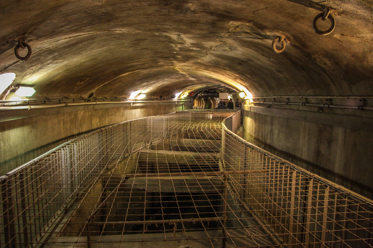 Paris Sewer Tour tunnel