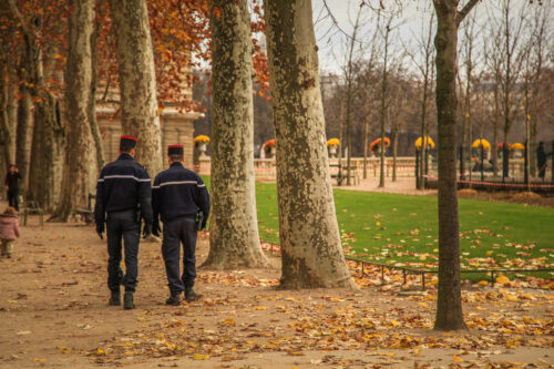 Jardin du Luxembourg police