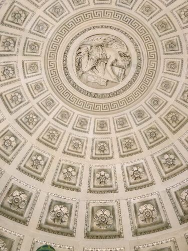 The Panthéon ceiling