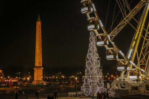Jardin des Tuileries at christmas