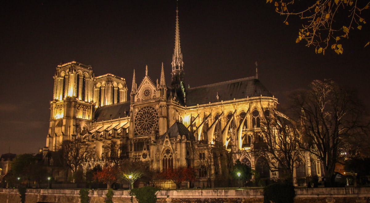 back of Notre-Dame Paris