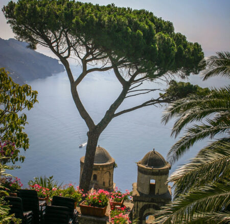 A POSTCARD PERFECT TOWN HIGH OVER THE AMALFI COAST