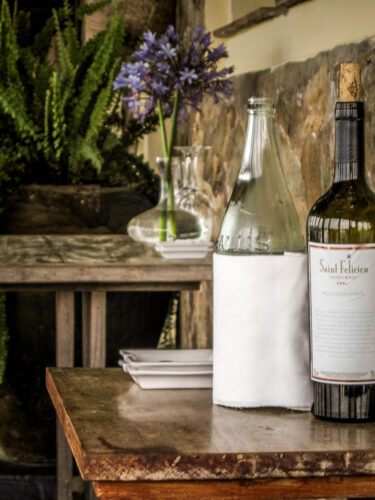 wine at Francis Mallmann's Los Negros