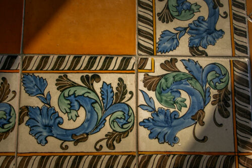 Hotel Miramare Positano tile detail