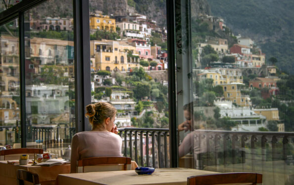 Hotel Miramare Positano views over Positano