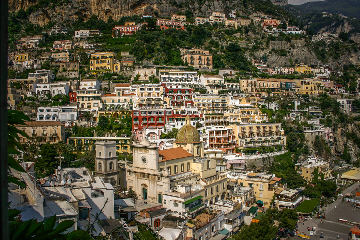 view of Positano hotels
