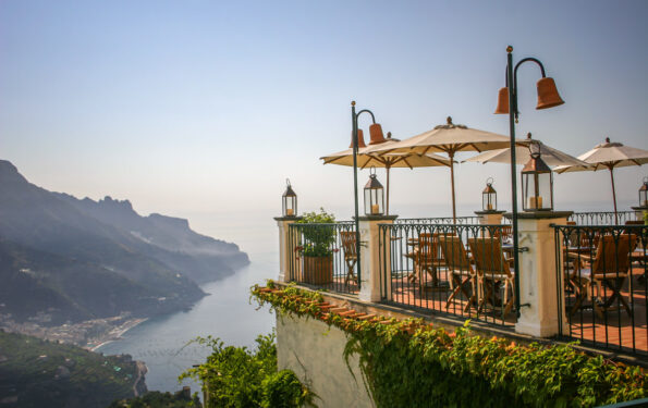 Palazzo Avino Ravello dining terrace view