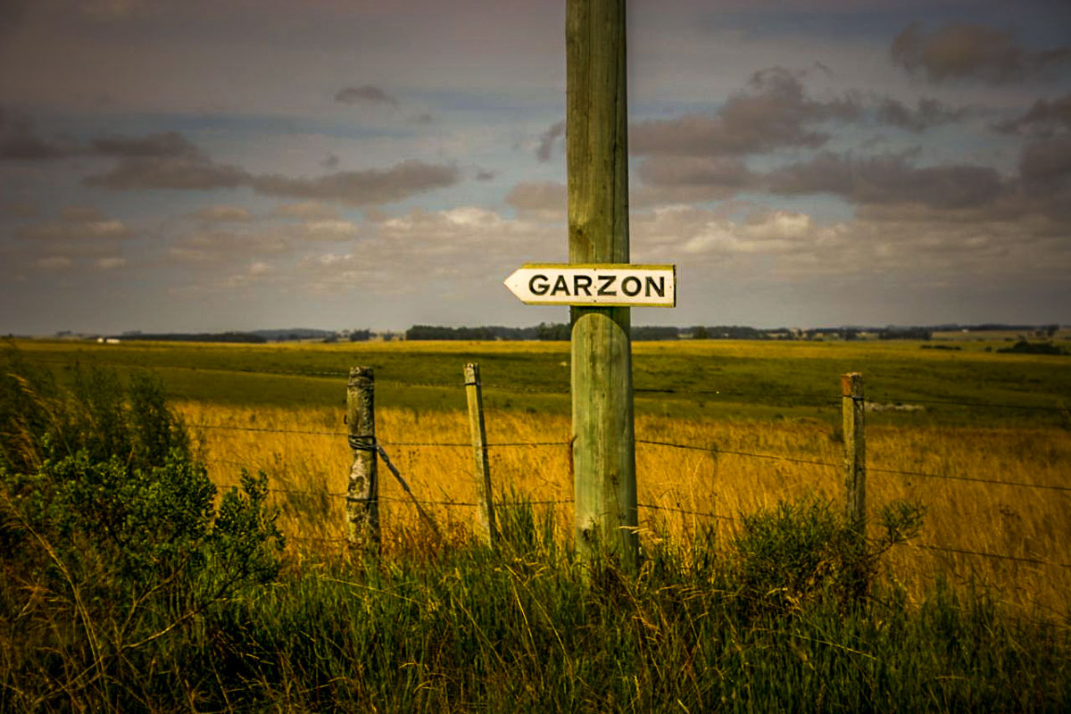 sign to Pueblo Garzon