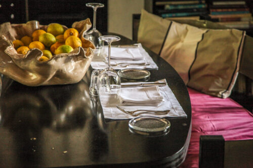 Restaurante Garzón table setting