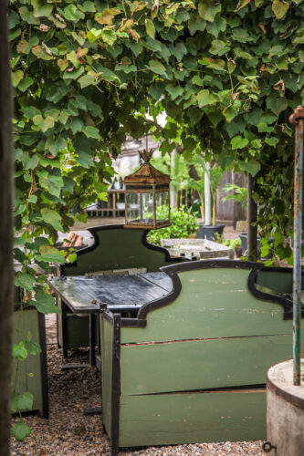 Restaurante Garzón outdoor dining nook