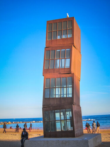 Barceloneta box sculpture