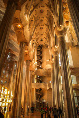 La Sagrada Família curved details