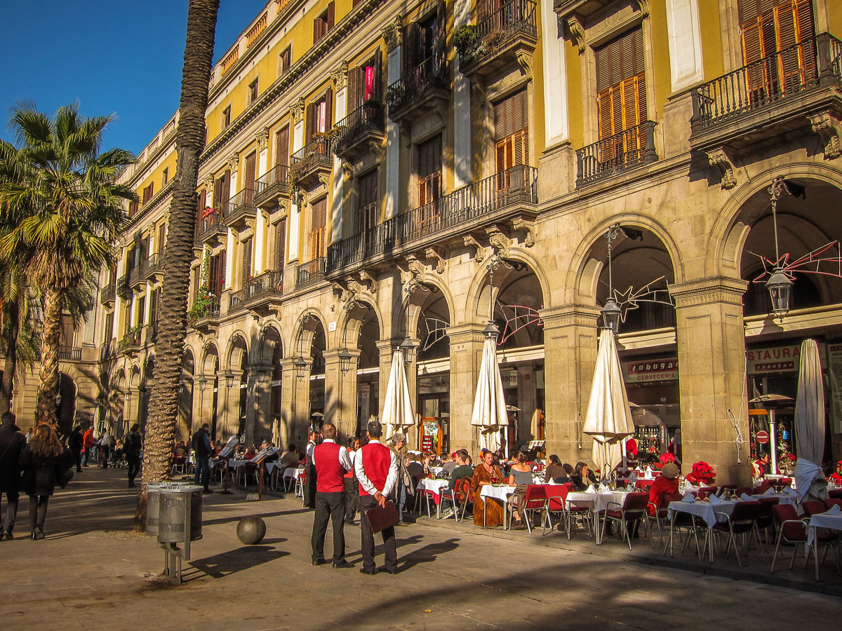 Outdoor cafe Barcelona