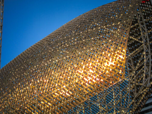 Barceloneta fish sculpture