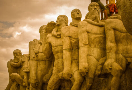 workers statue Parque Ibirapuera