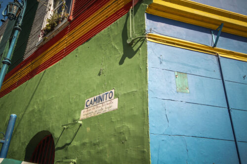 La Boca Buenos Aires street sign