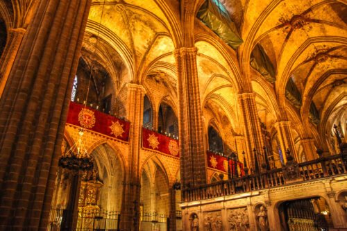 columns Catedral de Barcelona