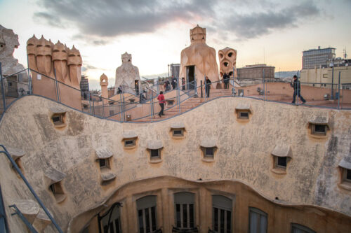 Casa Milà La Pedrera roof