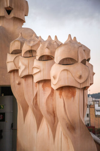 Casa Milà La Pedrera chimney detail